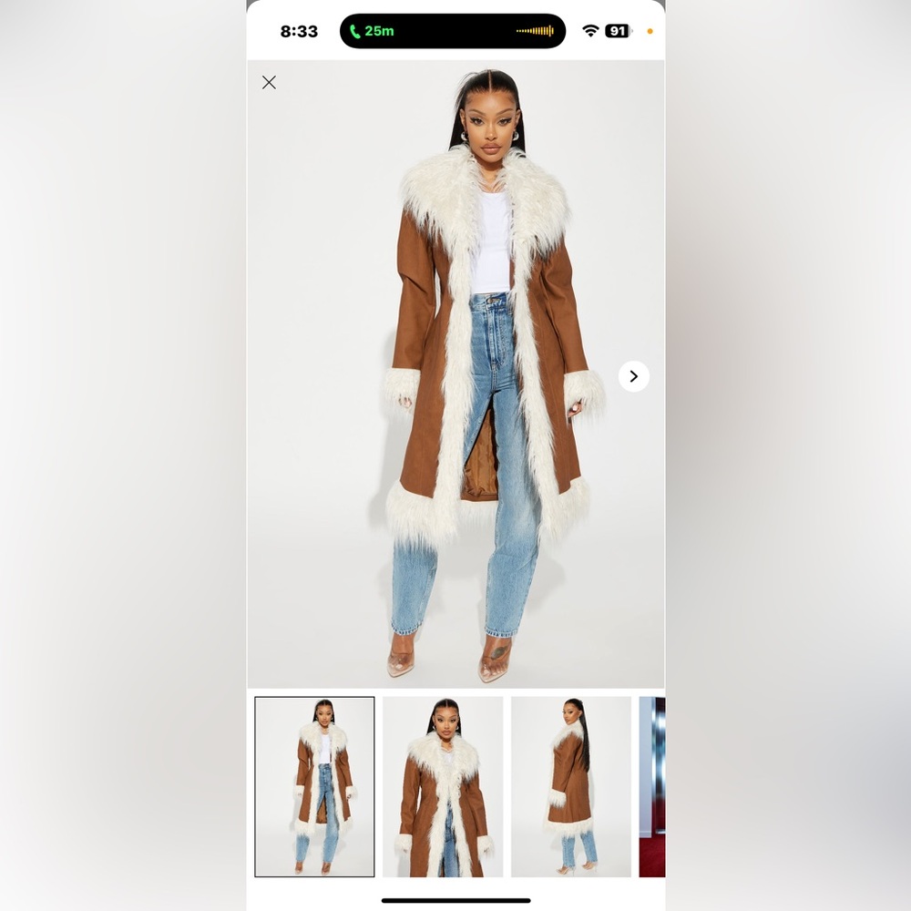 New with tags fashion nova coat